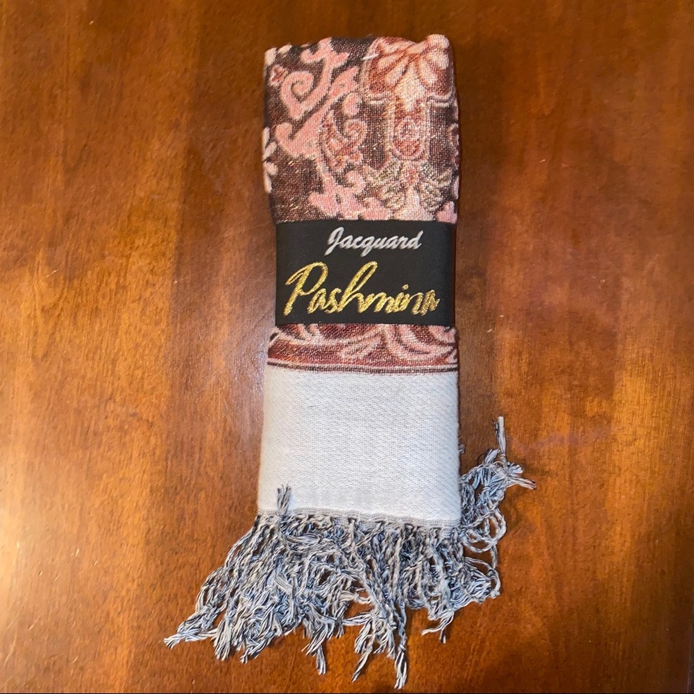 Jacquard pashmina